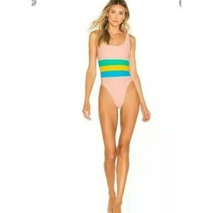 NWOT Revolve Ellejay Sorbet One Piece Swimsuit  L